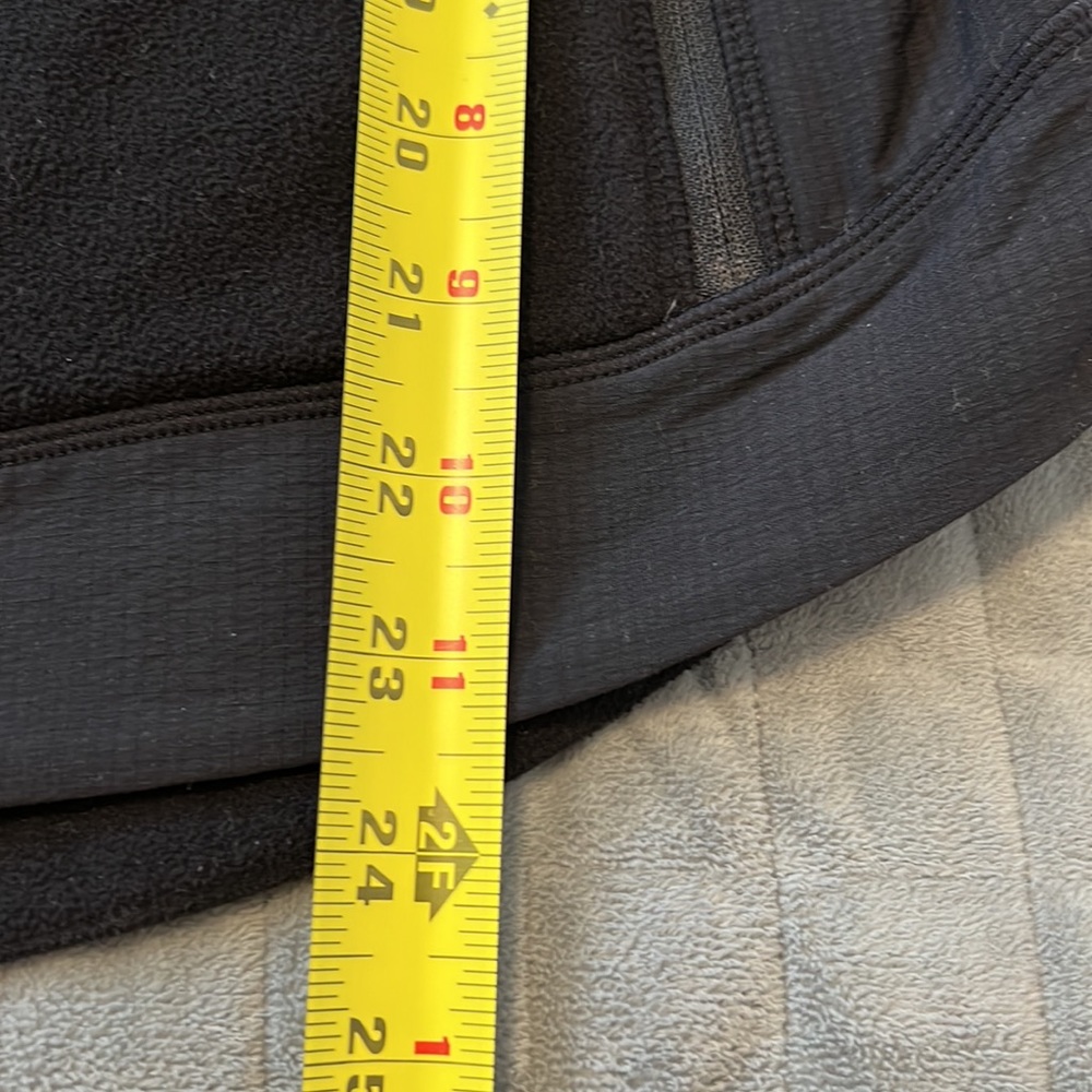 Athleta Softshell Fleece Jacket, Black, Zippered Pockets, Size XS - Picture 8 of 8